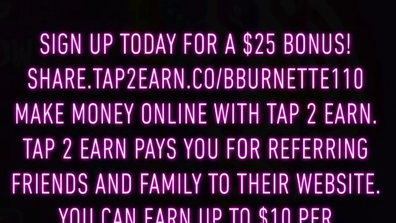Tap To Earn Lets You Make LEGIT Money From Your Social Media!!!!!!!!!!!