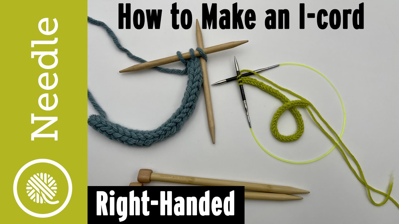 3 stitch i-cord | Knit on Straights, Circular, and DPNs