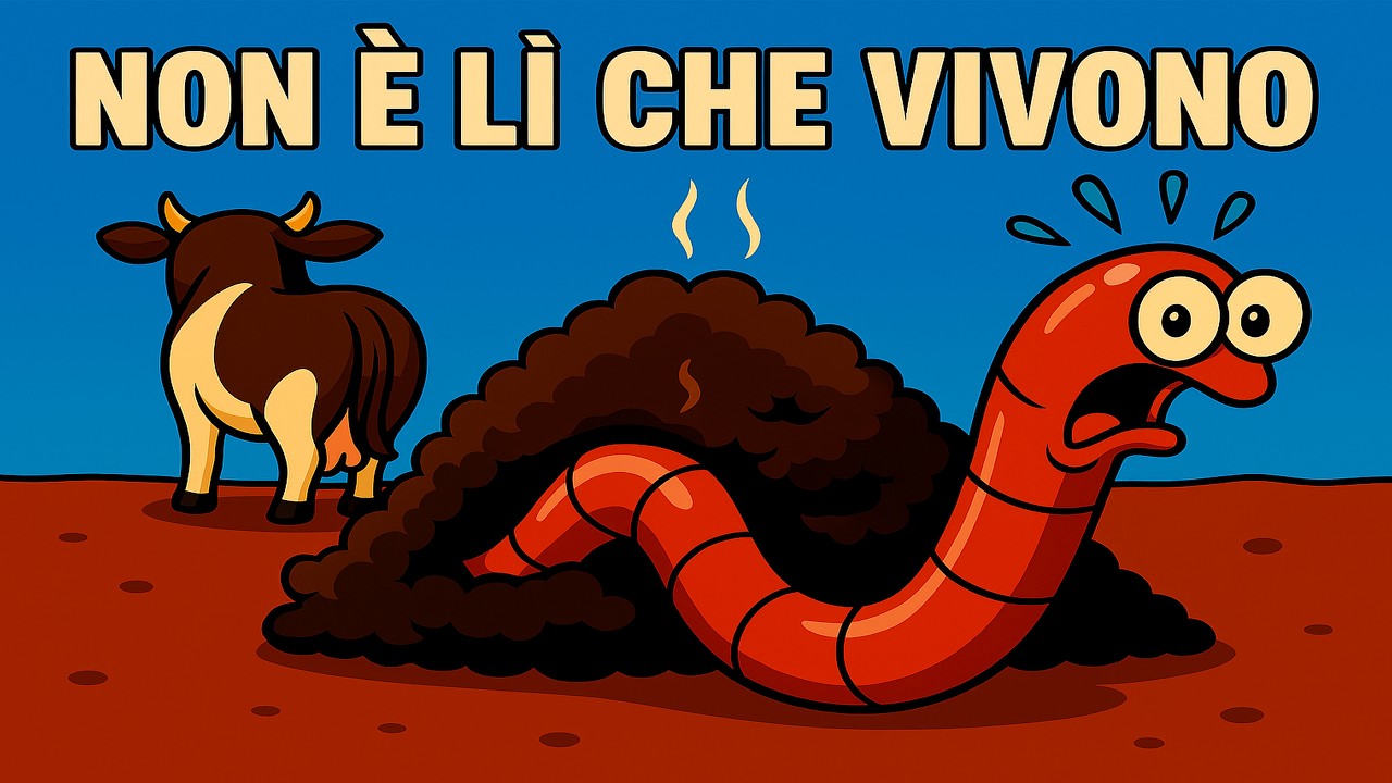 Dove vivono davvero i lombrichi: il mito del letame