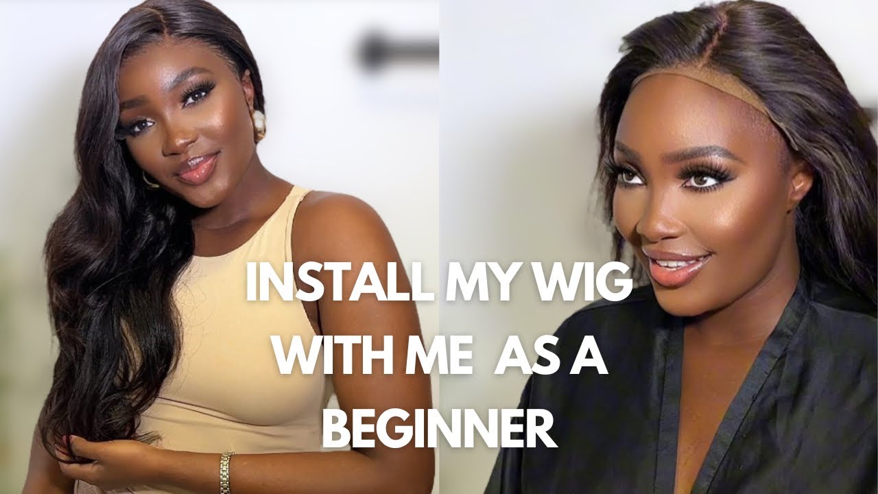 WATCH ME INSTALL MY WIG AS A BEGINNER Ft ALI GRACE WIG 