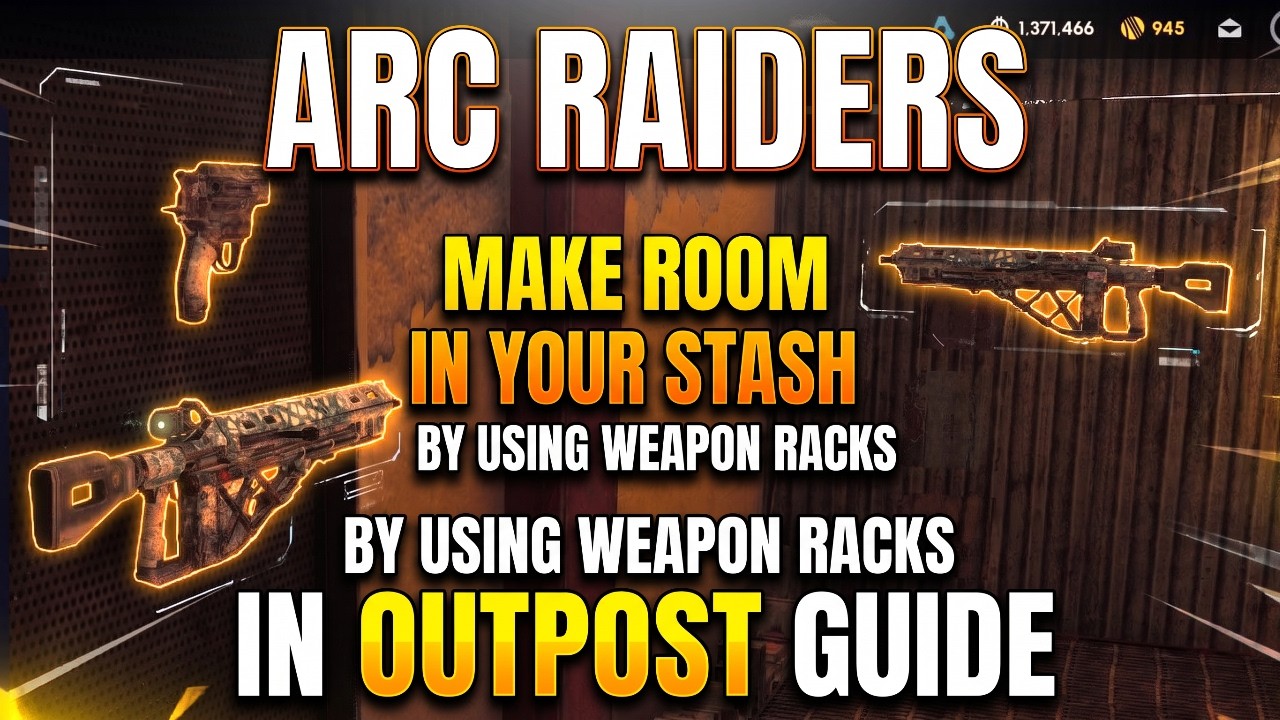ARC Raiders Make Room In Your Stash By Using Weapon Racks In Outpost Guide