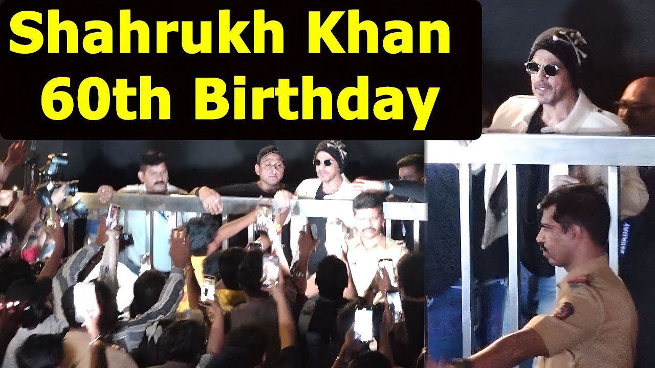 Shah Rukh Khan 60th Birthday Celebration With Fans at Mannat | SRK Birthday 2025 Full Video