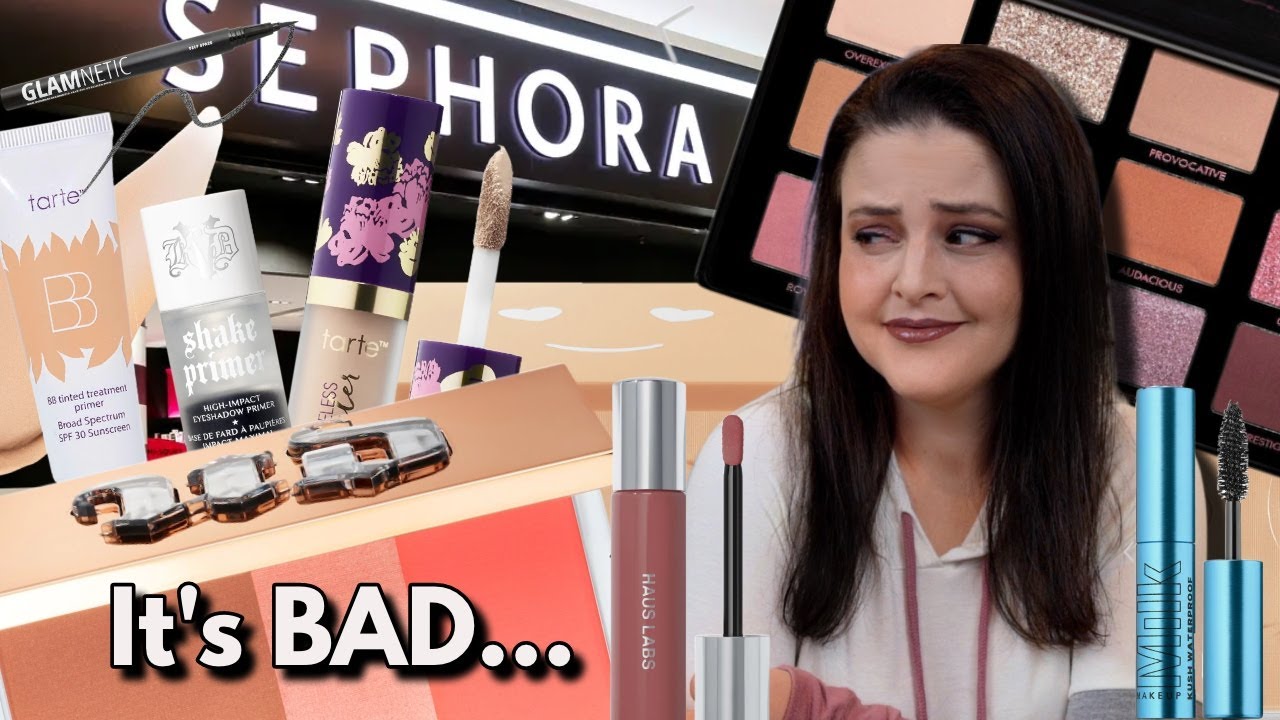 Я попробовала продукты с ХУДШИМ рейтингом в Sephora, так что вам не придётся этого делать! | Джен...