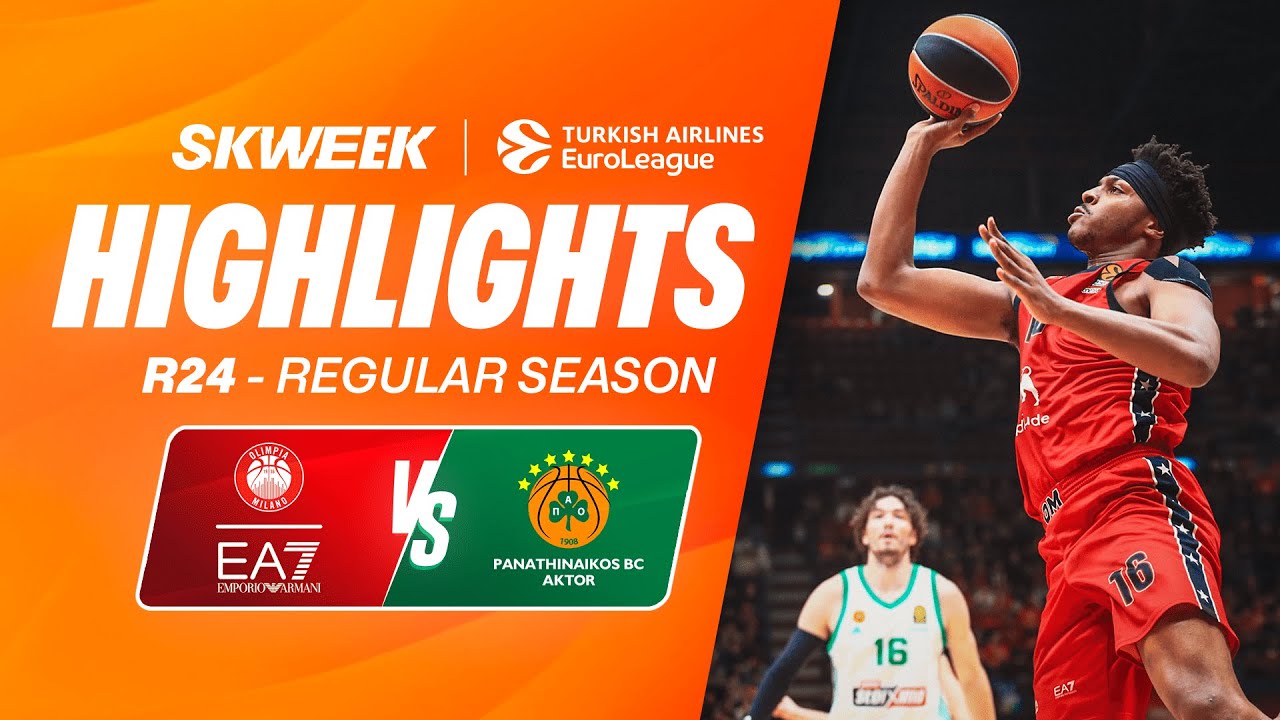 ZACH LEDAY ACTIVATED MVP MODE 🤯🤯 Milano vs Panathinaïkos - Highlights Euroleague R24