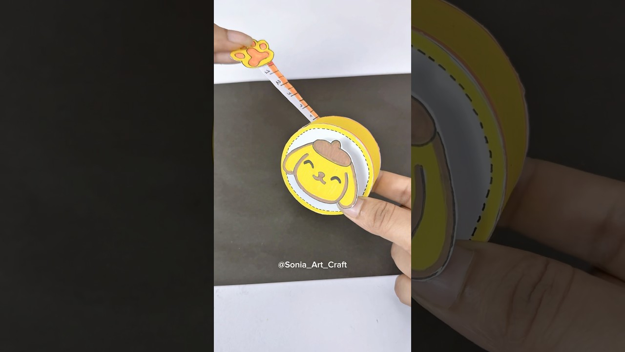 How to make paper measurement tape #shorts #art #craft #cute #love #artandcraft