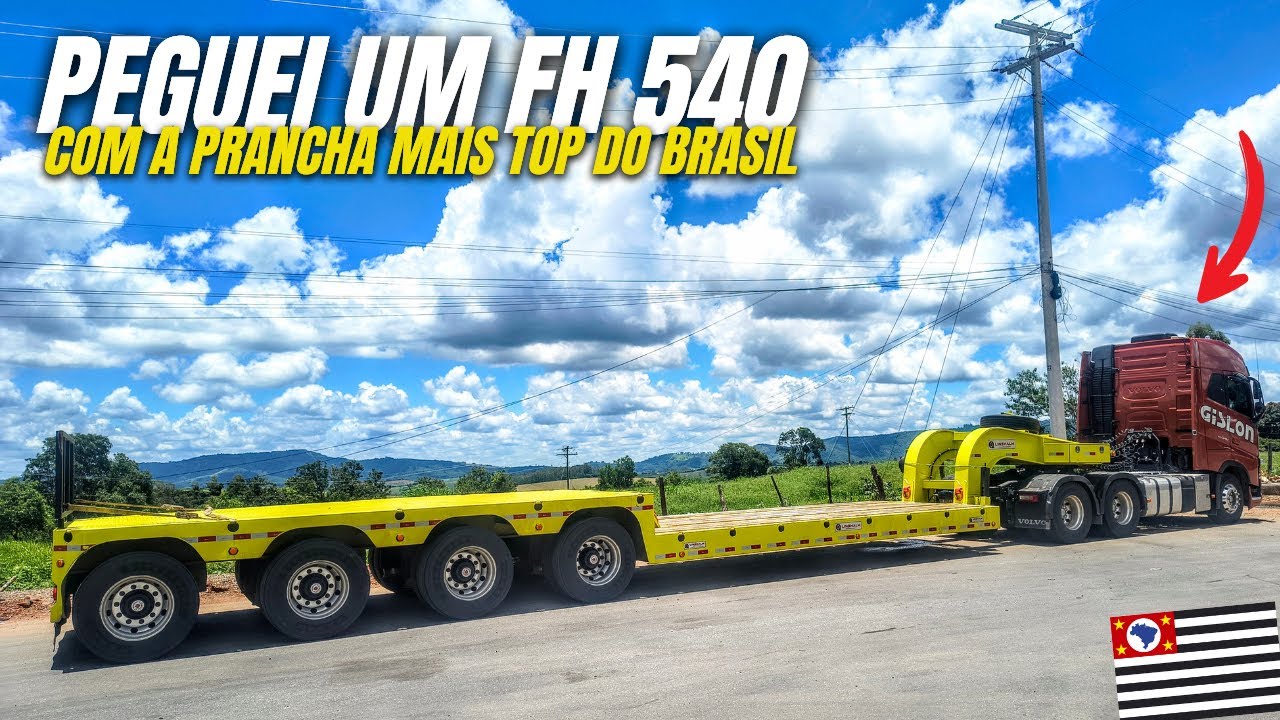 Peguei ESSE Conjunto Para ir Carregar MG / SP - EP65 / TP07 #volvofh540  #carretaprancha