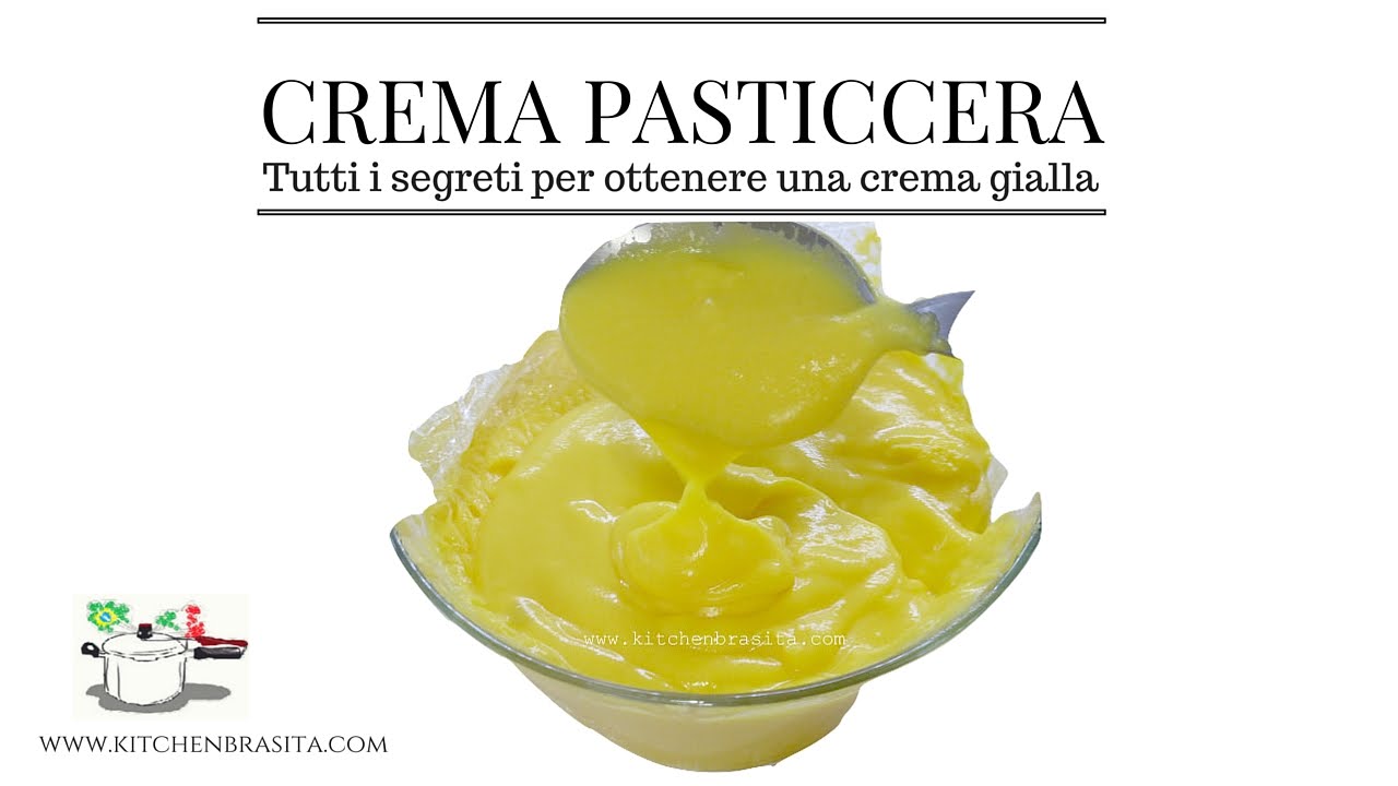 CREMA PASTICCERA  veloce e buonissima -KITCHEN BRASITA Ricette di Gabri