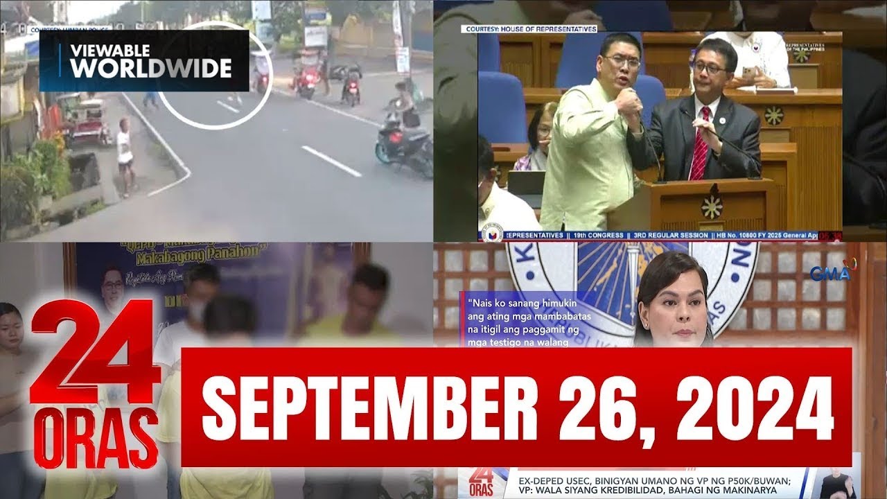24 Oras Livestream: September 26, 2024 - Replay