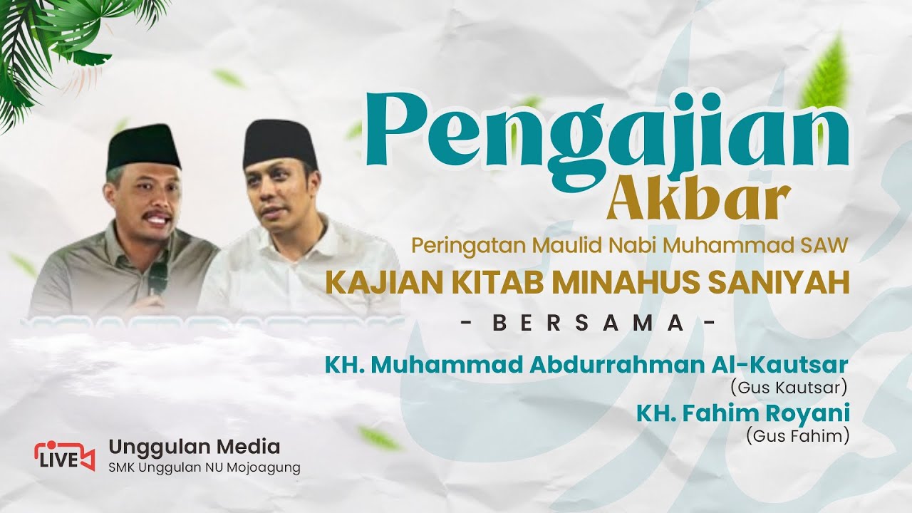 🔴[ LIVE ] PENGAJIAN AKBAR BERSAMA KH. MUHAMMAD ABDURRAHMAN AL KAUTSAR (GUS KAUTSAR)