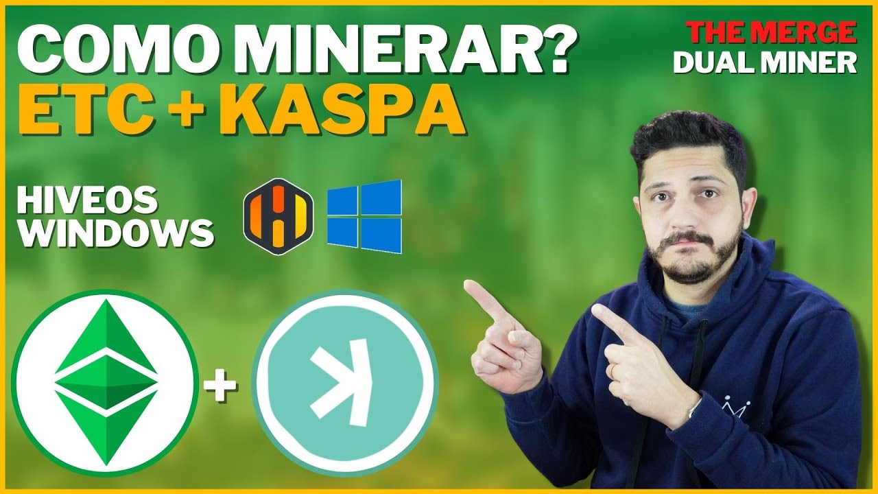 Como Minerar Dual ETC + KASPA, Overclock e Rentabilidade - HiveOs e Windows