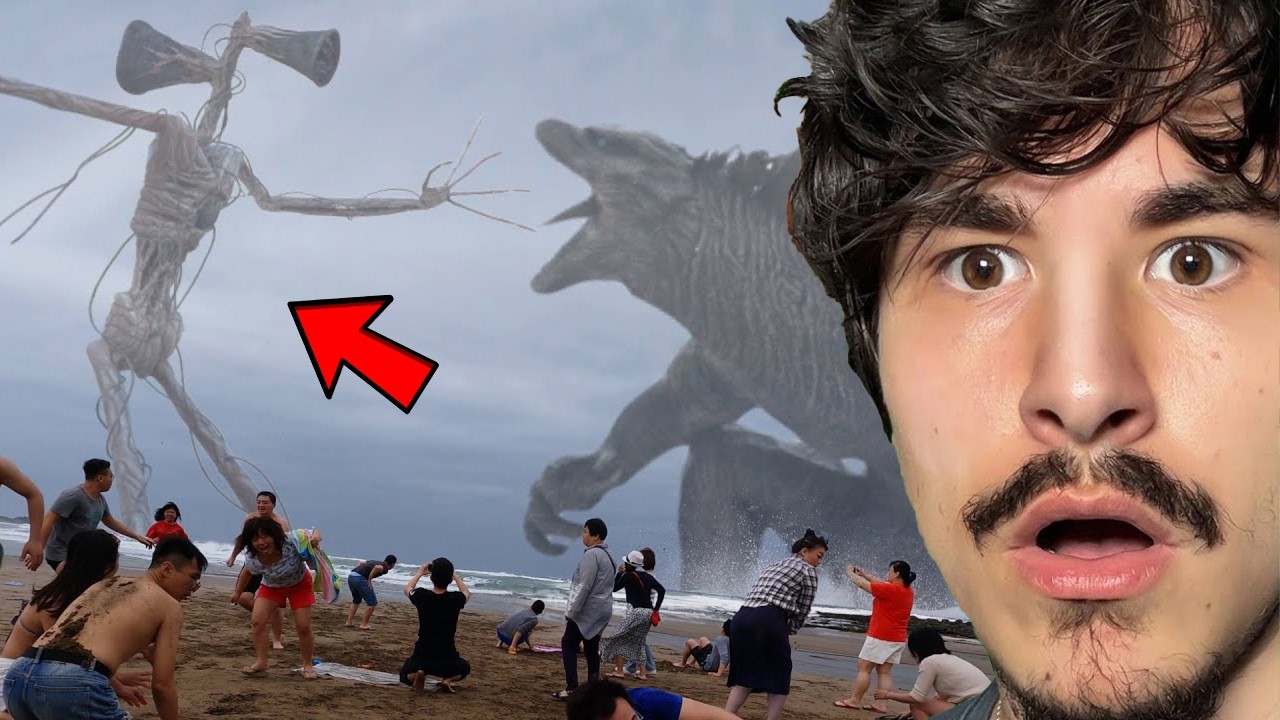 Godzilla VS Siren Kafa Gerçek Hayatta Kapışırsa!