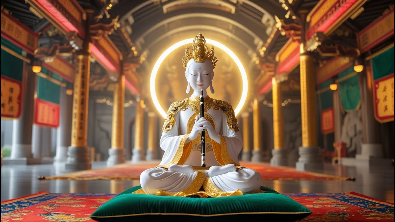 Dragon&rsquo;s Breath Flute | Wudang Temple Meditation Music | A Journey Into the Depths of the Soul