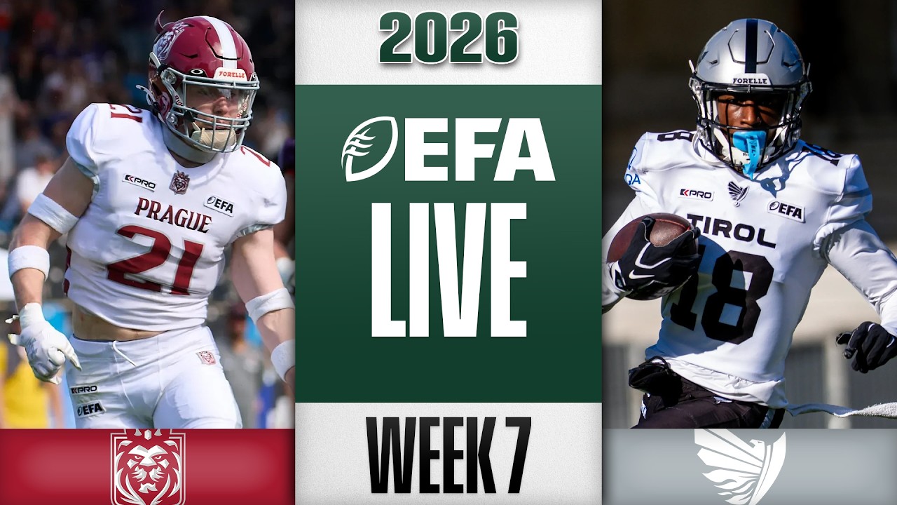 Prague Lions at Raiders Tirol LIVE GAME | EFA Season 2026 Week 7