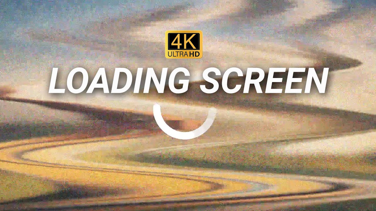 [15min] Pause Loading Screen for a short break ☕️ Screensaver 4K Animation for Office