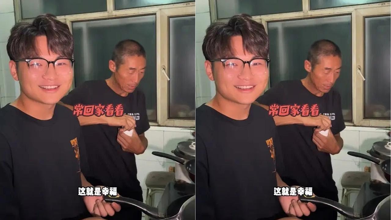 常回家看看，真的挺好，每次一回家看到老爸那种幸福和踏实，也让我感觉应该把担子往自己肩膀上扛一扛了嘻嘻，爱你老爸！#鑫禧禾 #回家 #老爸