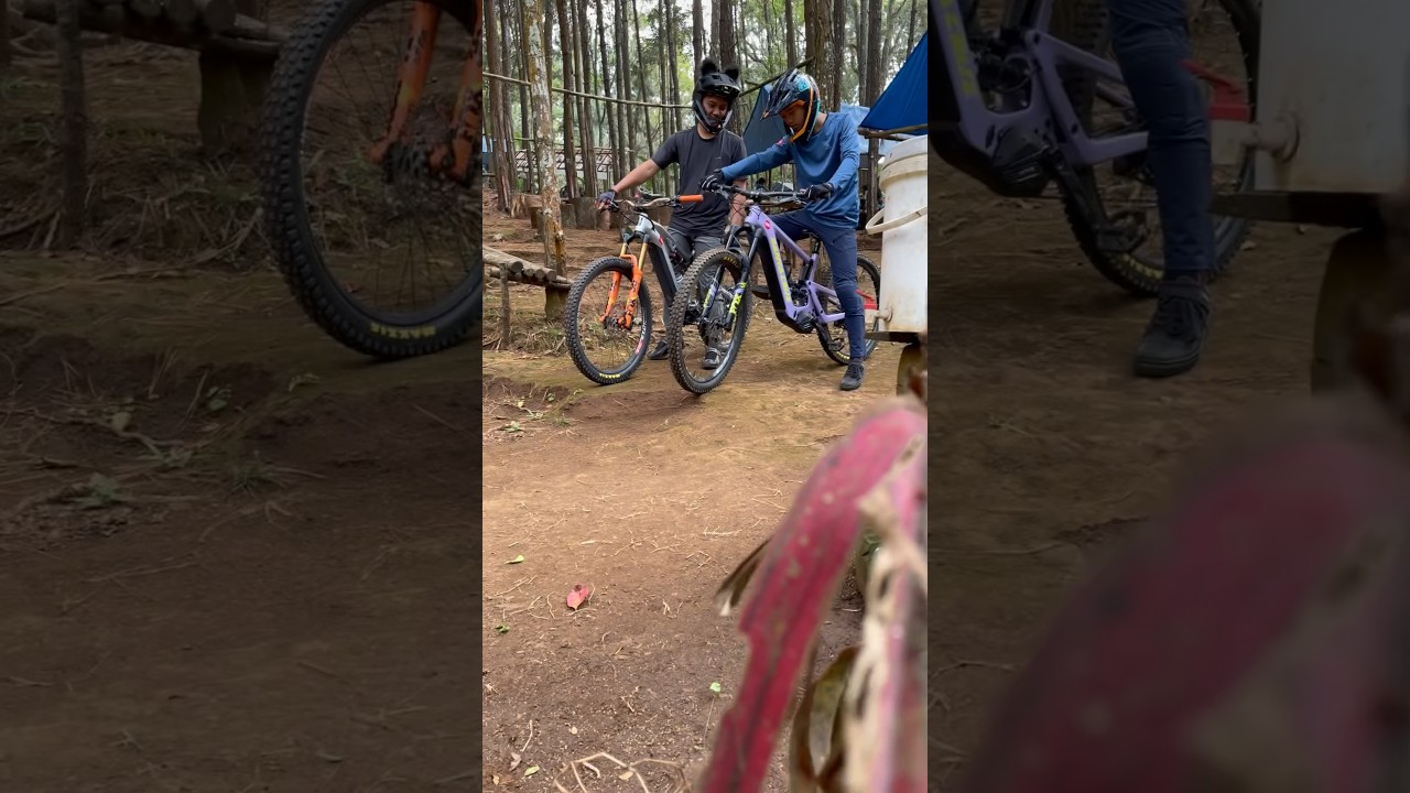 Sama ebike #mtblove #mtb #mtblife #gowes #mtbindonesia #mtbguide #santacruz #gowess #gowescantik