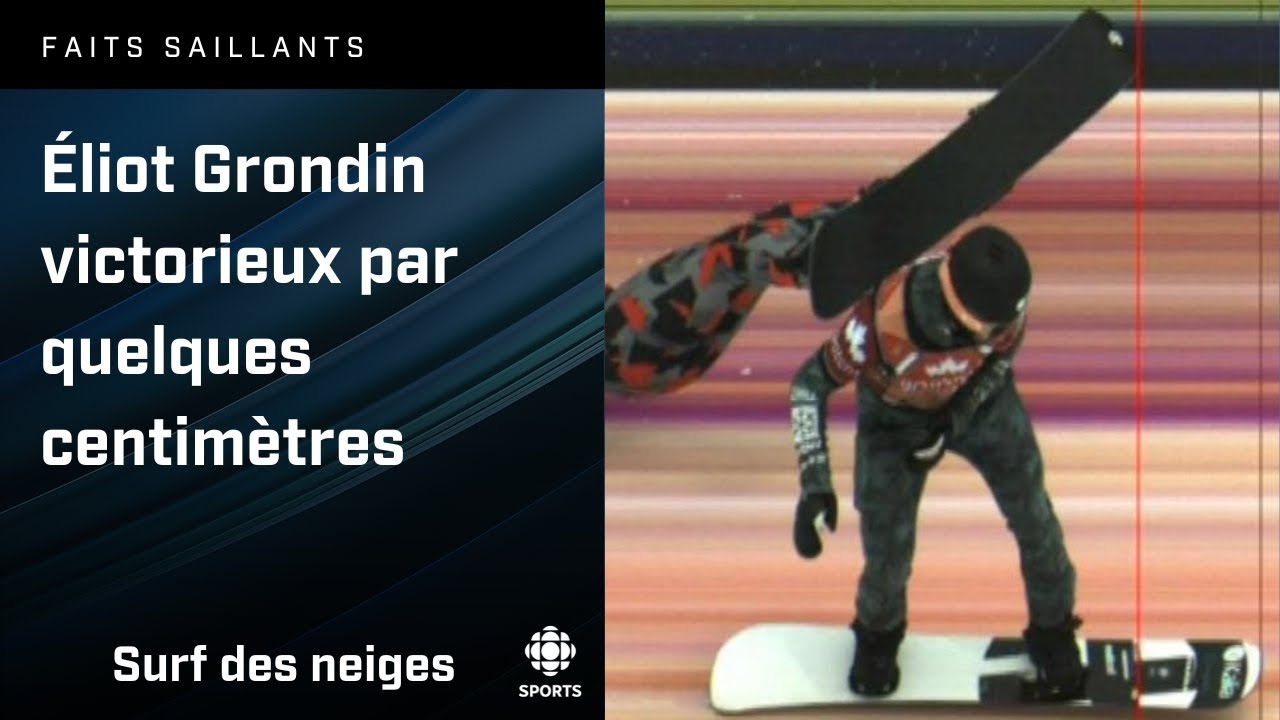 &Eacute;liot Grondin d&eacute;croche l&rsquo;or dans une fin de course &agrave; couper le souffle