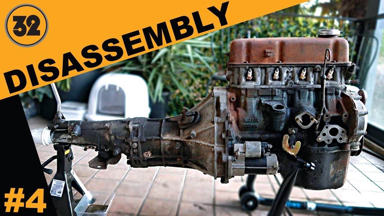 DATSUN BUILD - ENGINE DISASSEMBLY (#4)