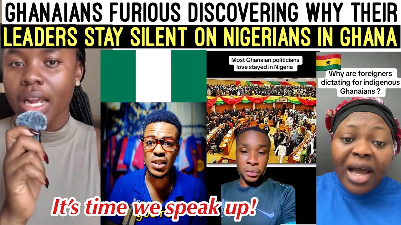GHANAIANS FURIOUS 😩 AFTER DISCOVERING WHY THEIR LEADERS ARE SILENT ON NIGERIANS IN GHANA 