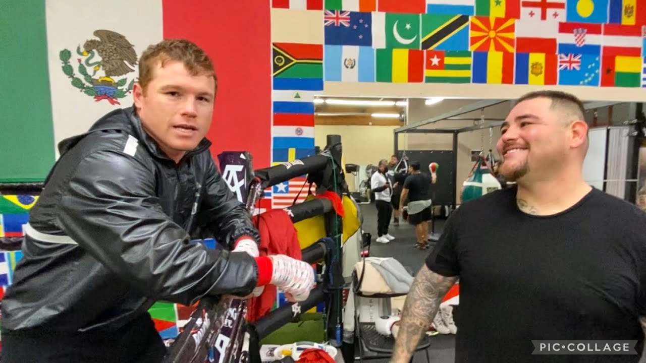 ANDY RUIZ TELLS CANELO “I NEED TO BE LIKE YOU! THAT’S MOTIVATION” INSPIRED BY SEEING CANELO’S BELTS