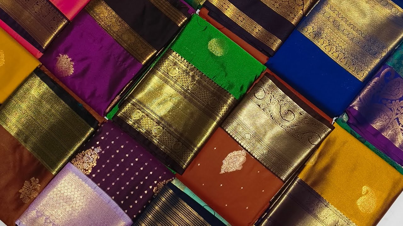 ₹1499/- & ₹ 1699/-korvai || premium semi kanchi  vegan silk sarees || order 9363634114