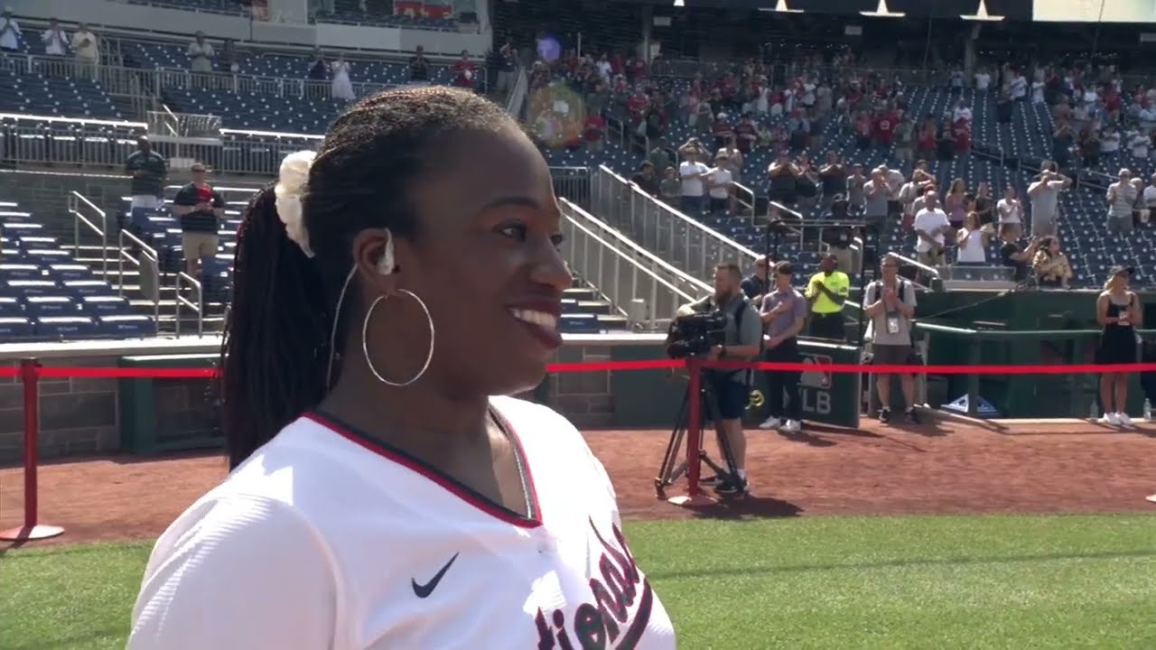 Kemi Adegoroye - The Star Spangled Banner at Nationals Park ⚾