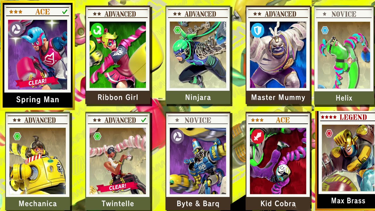 Super Smash Bros Ultimate - Min Min DLC : ARMS Spirit Board