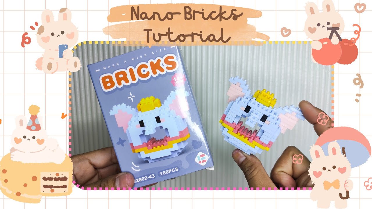 LET'S BUILD NANO BRICKS CHARACTER : DUMBO