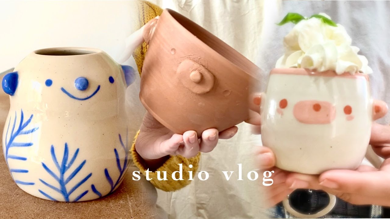 The Story of the 3 Ceramic Bears ~ Pack An Order With Me/Clay Sculpting/Strawberries and Cream
