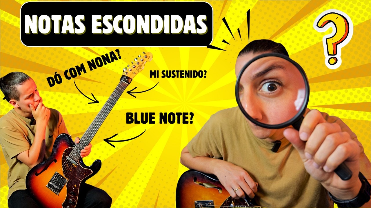 4 notas ESCONDIDAS na PENTATÔNICA! Melhore seu IMPROVISO!