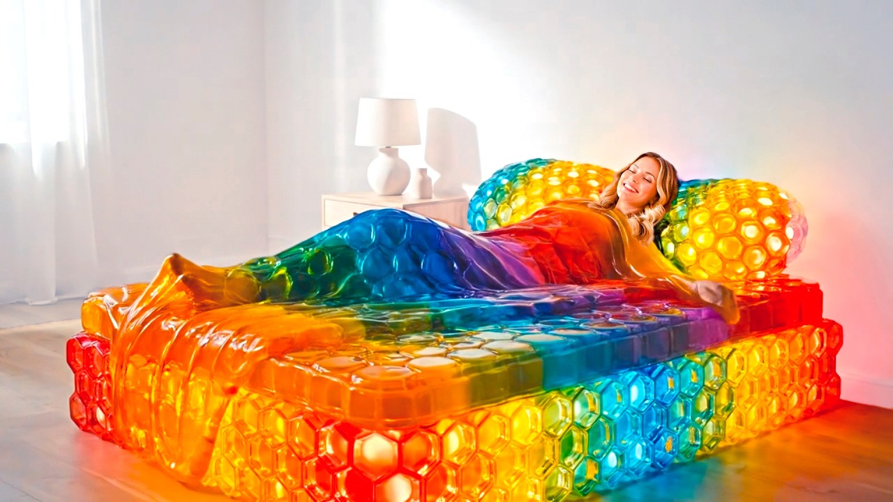 Which Fantasy Bed Would You Choose? 🌈✨ | Ultimate Oddly Satisfying AI ASMR