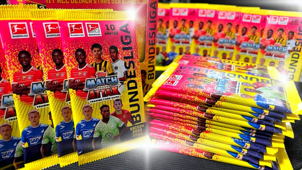 OMG !! 😱🔥 KOMPLETTE BOX TOPPS MATCH ATTAX BUNDESLIGA 22/23