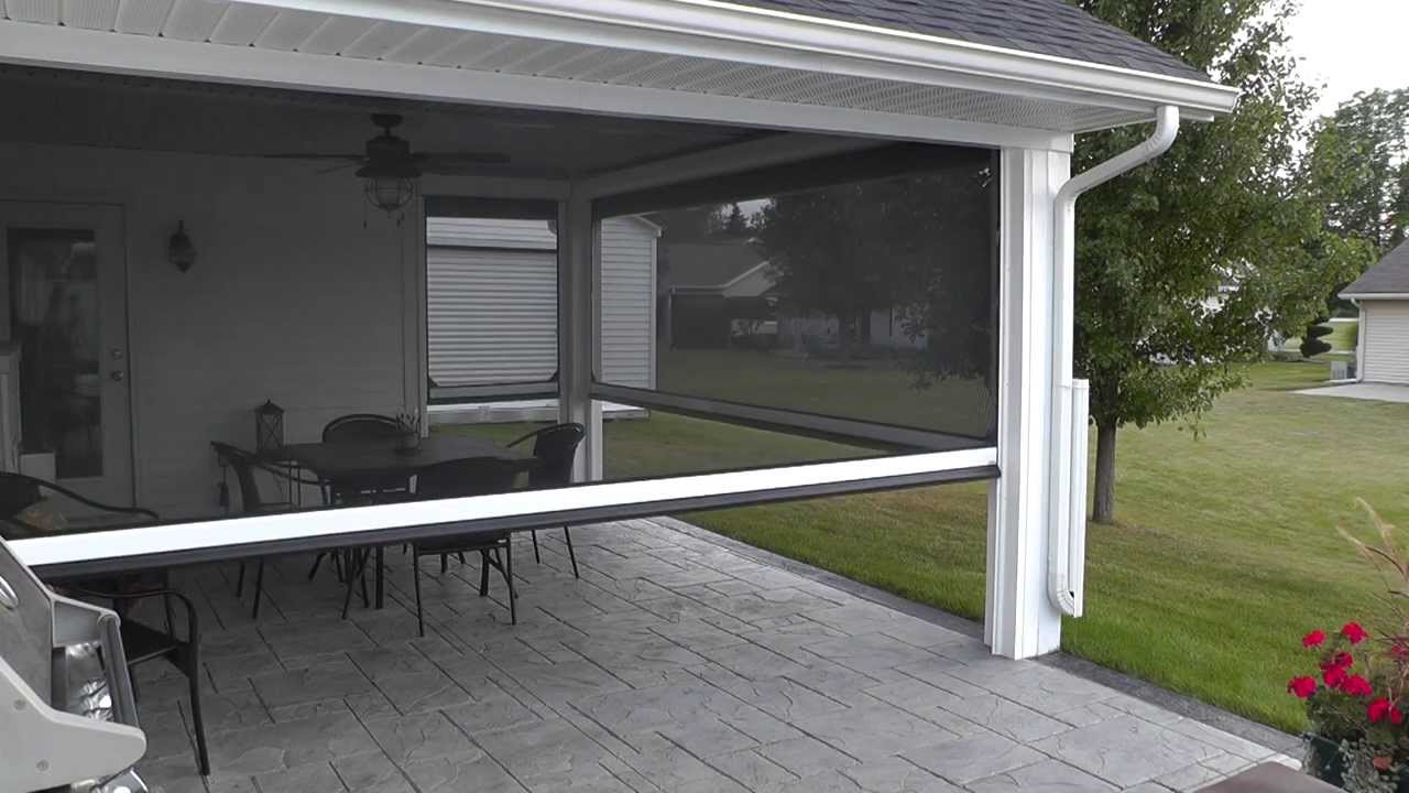 Motorized Patio Screen