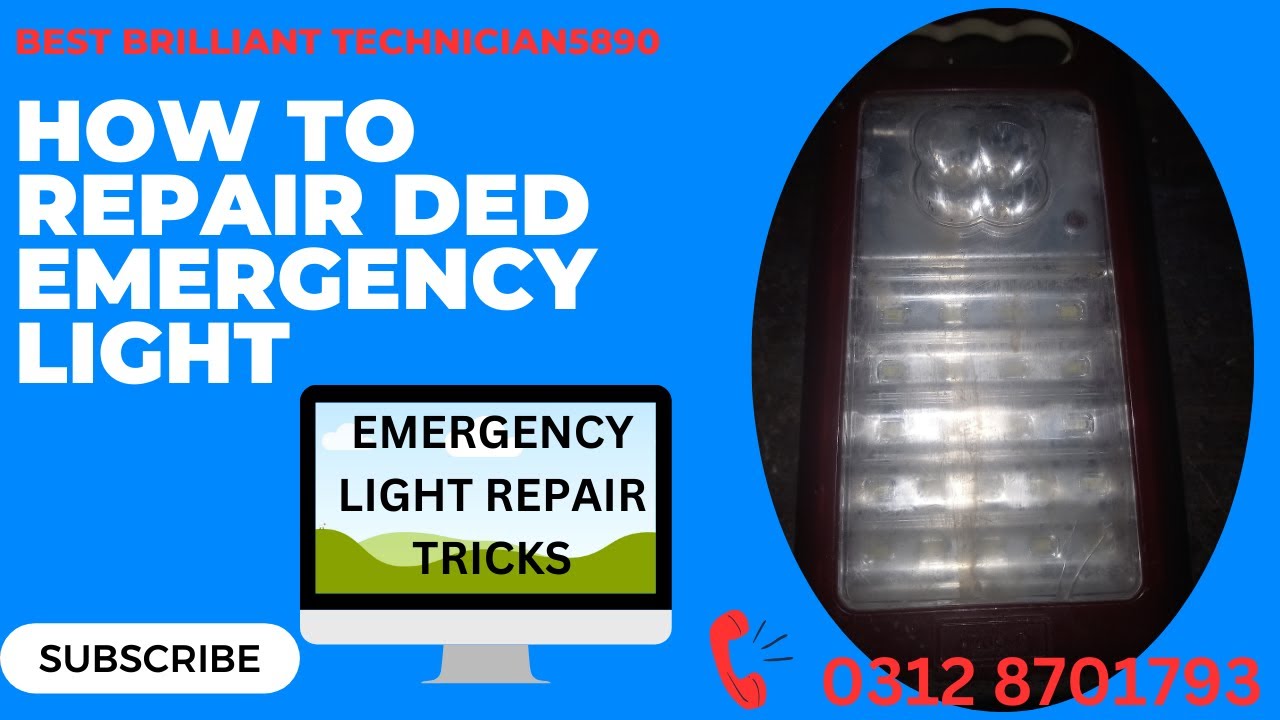 HOW TO REPAIR EMERGENCY LIGHT#emergencylightkaisebanaye