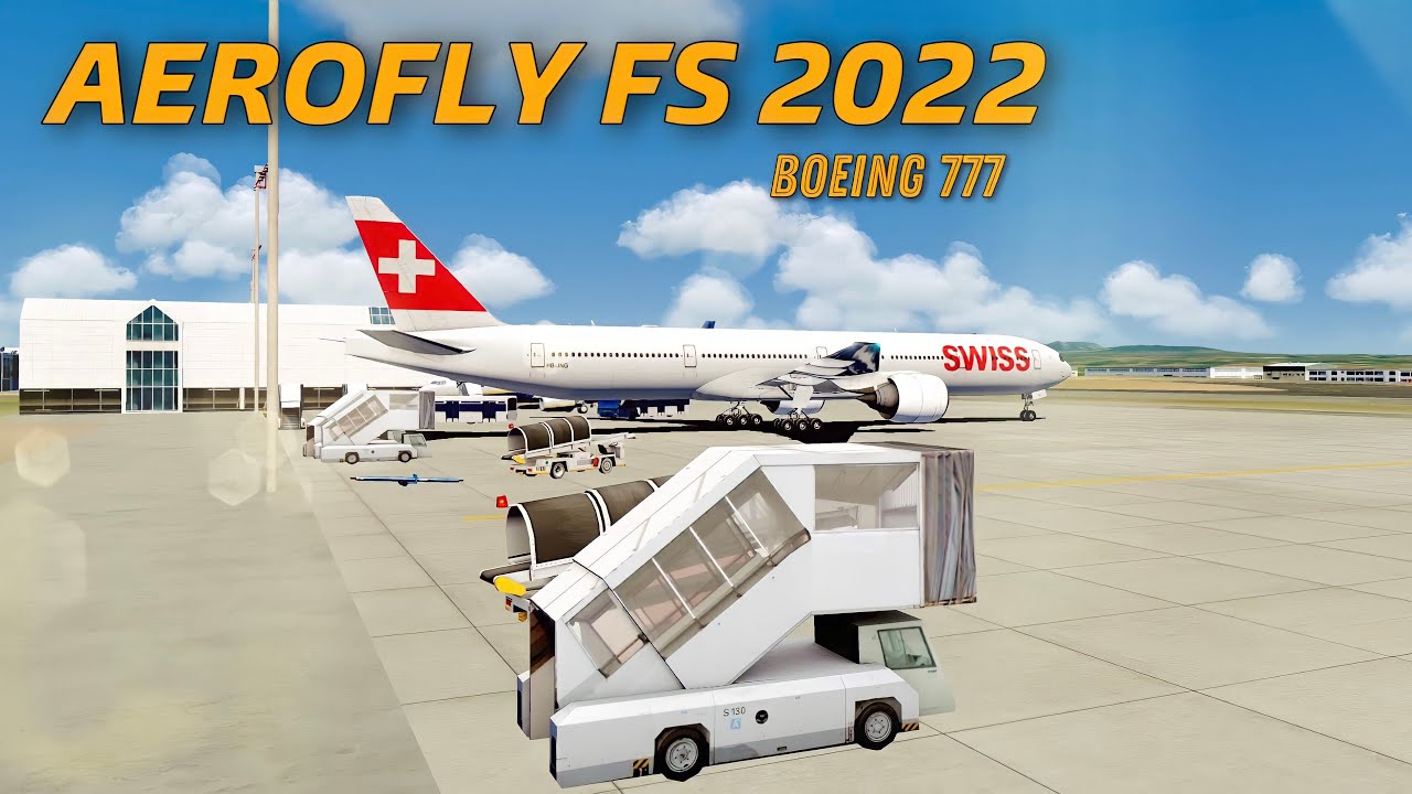 AEROFLY FS 2022 Full Flight Frankfurt to Palma De Mallorca Boeing 777