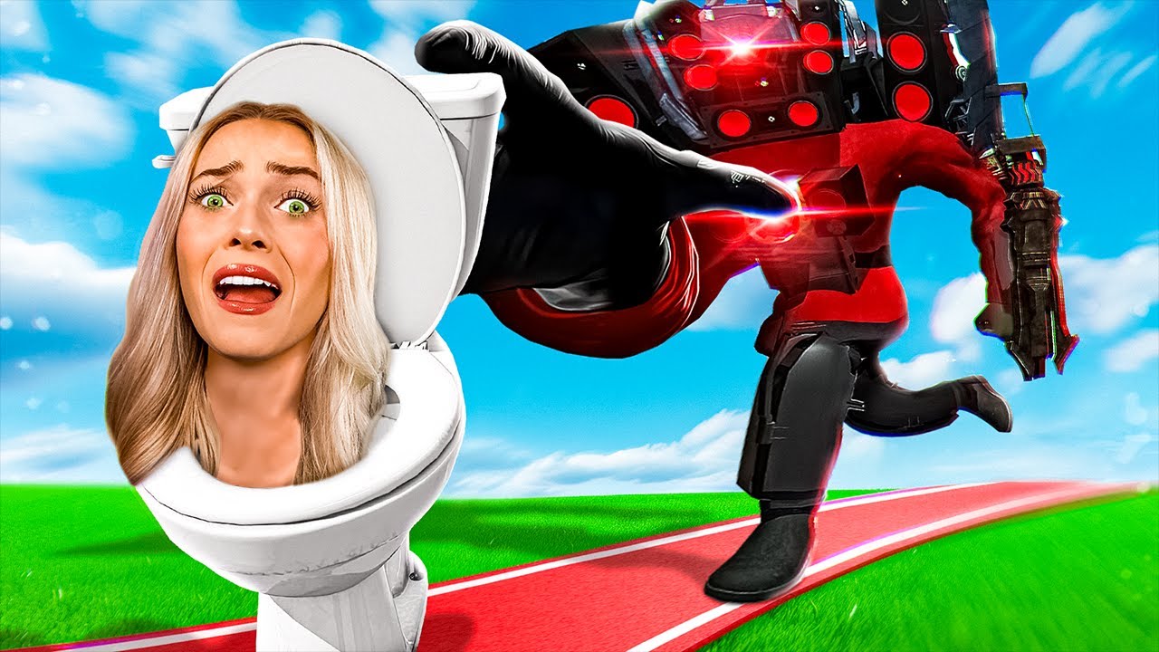 BEATING Titan Speakerman in Skibidi Race Simulator for the FIRST TIME!