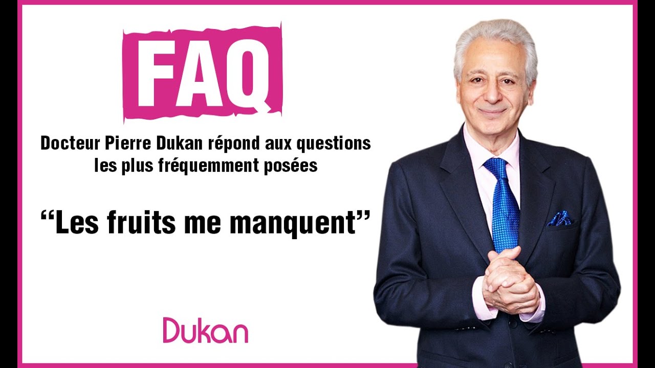 Les fruits me manquent [FAQ]