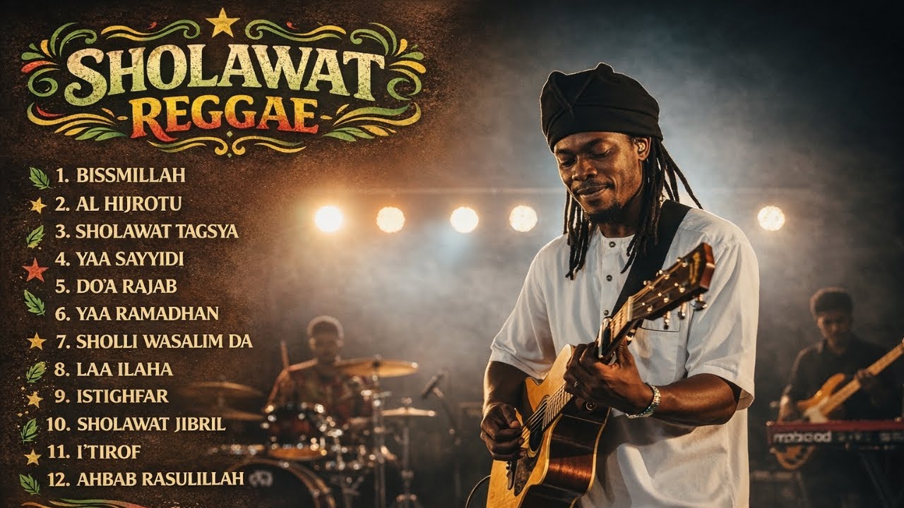 Sholawat Reggae Bikin Damai🌴 Musik Adem Bikin Hati Tenang | Putar Saat Santai Sahabtku