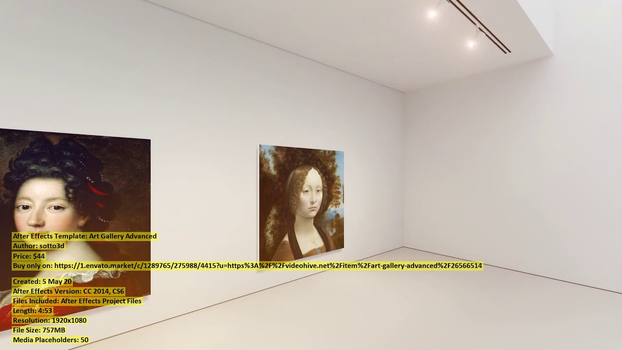 Art Gallery Advanced | After Effects Template | VideoHive 26566514