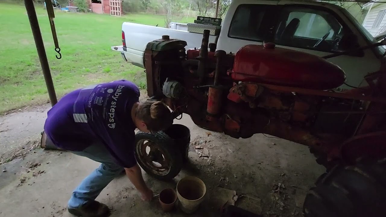 Farmall Super A Radiator Removal