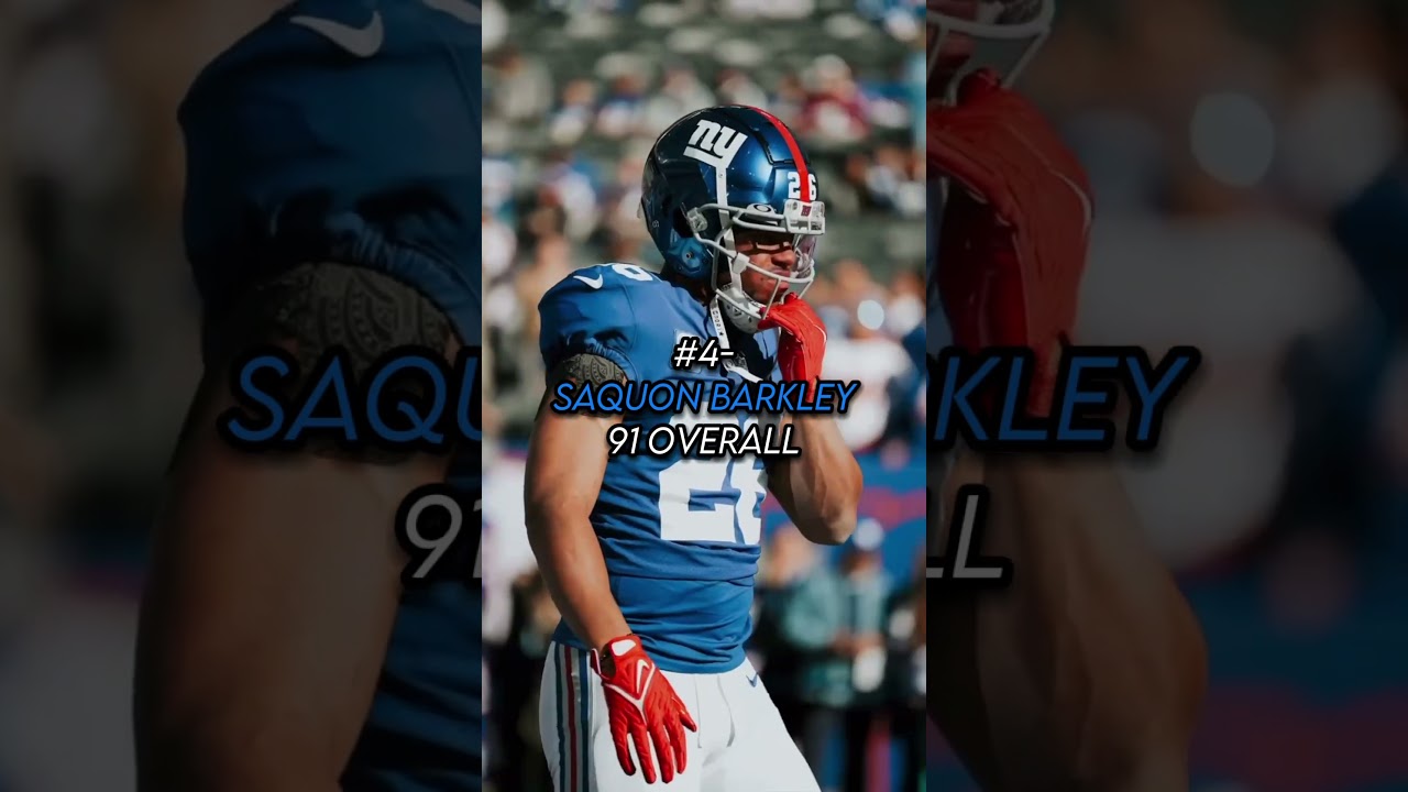 Top 6 RBS According to Madden 24