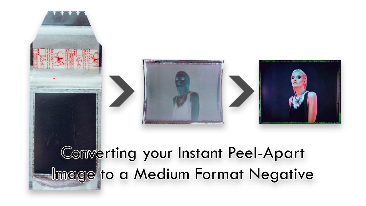 Converting your Instant Polaroid Print to a Negative