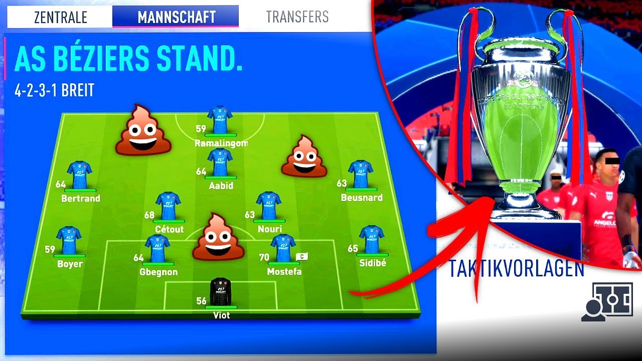 FIFA 19 : MIT DEM SCHLECHTESTEN VEREIN AUS FRANKREICH ZUM CL TITEL !!! 📈🔥 AS Béziers Sprint To Glory