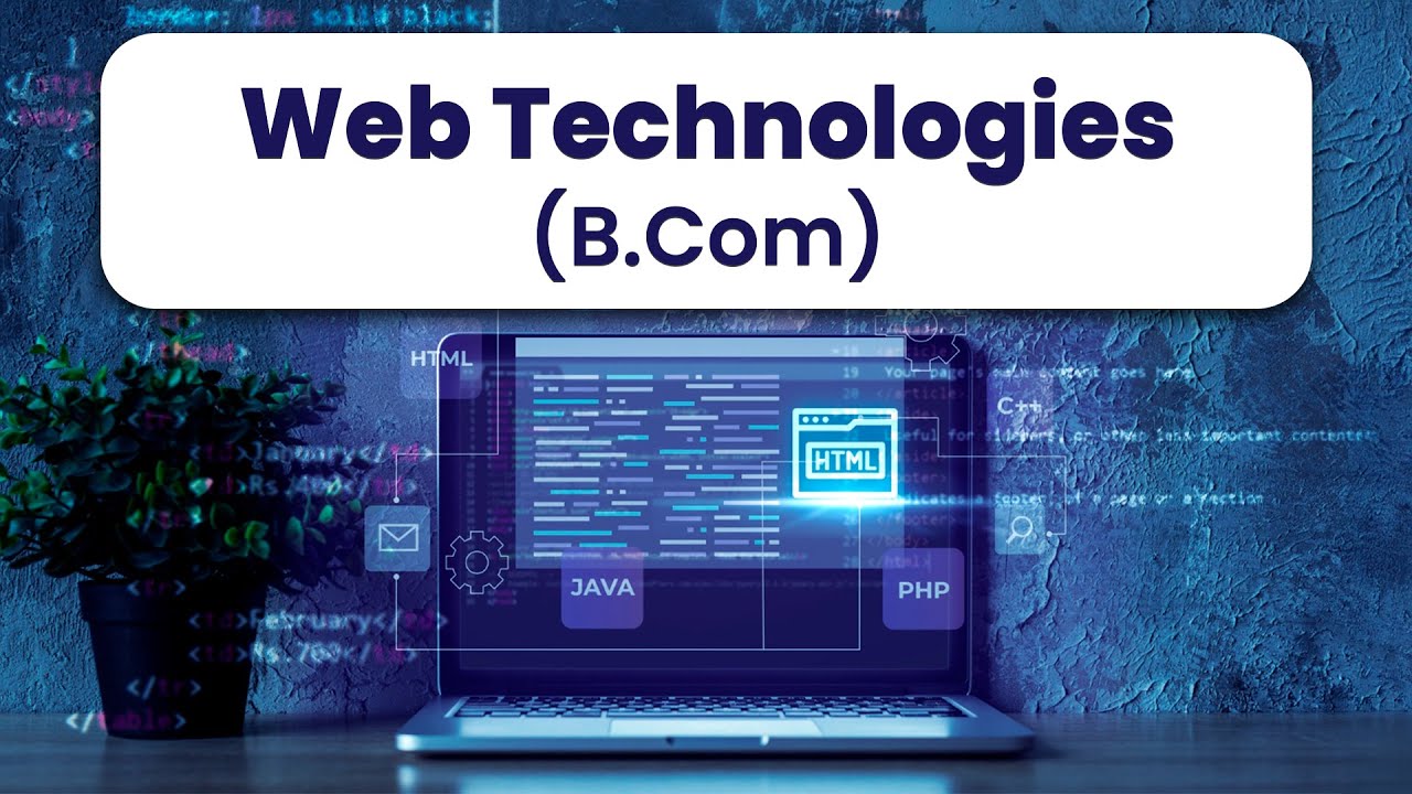 Web Technologies || Unit 01 || B.Com || Second Year || Sem 4 || Html Form Elements