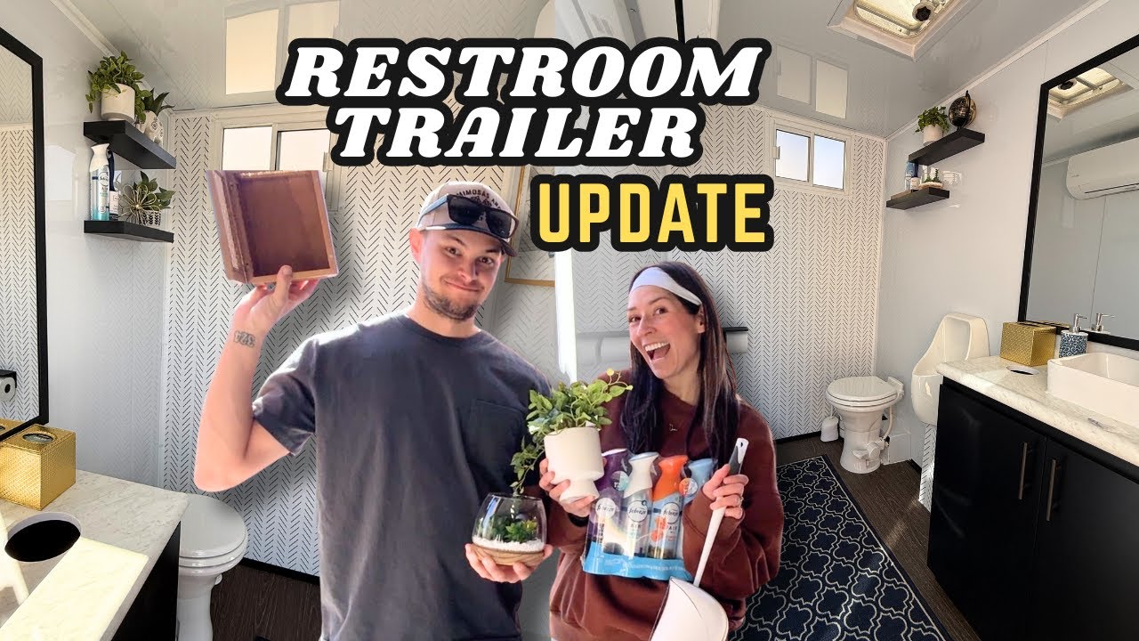Getting Our Mobile Restroom Rental Ready for a Wedding!!
