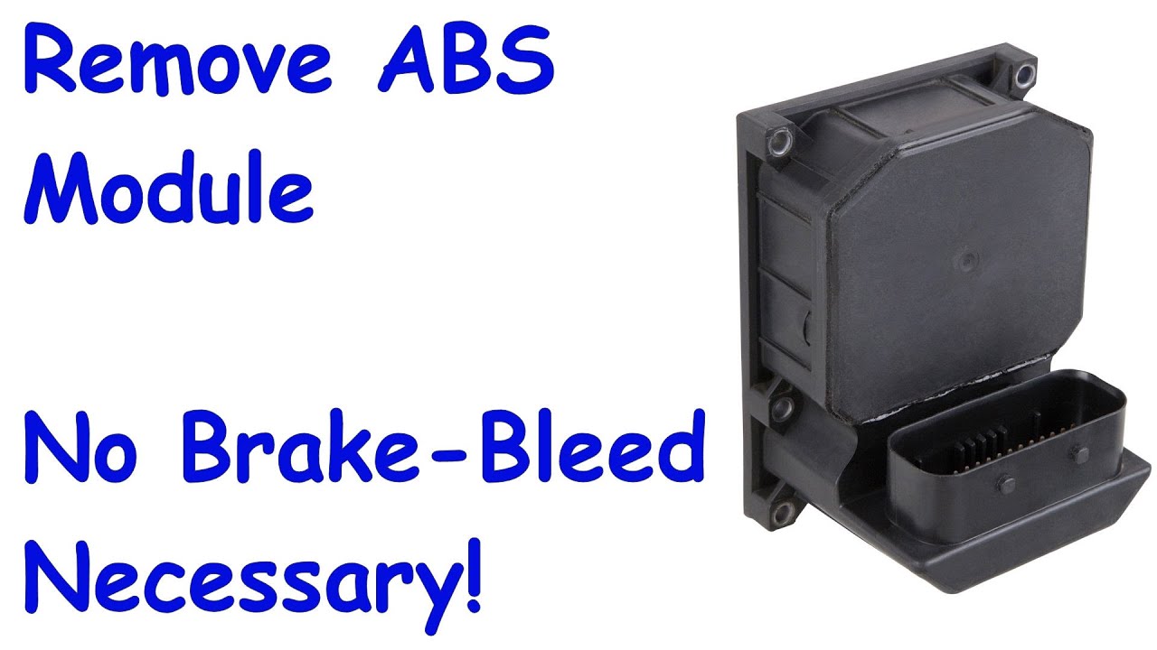 Audi A4 (B6 and B7) ABS module removal DIY