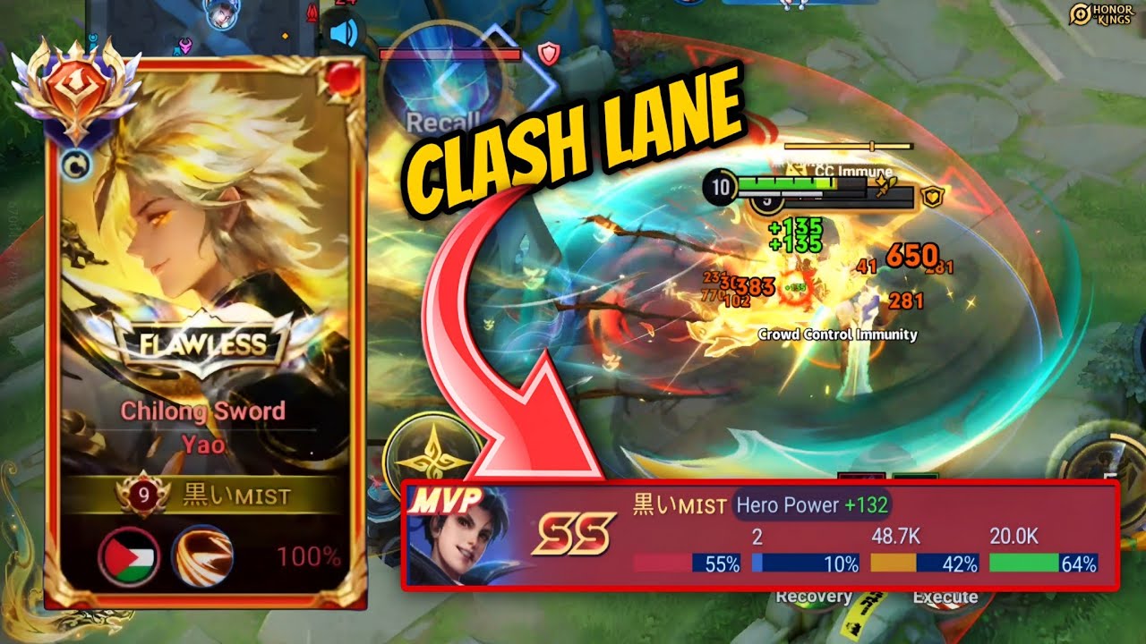 Yao is Dominating The Clash Lane | Buffed Yao is Broken? Honor of Kings
