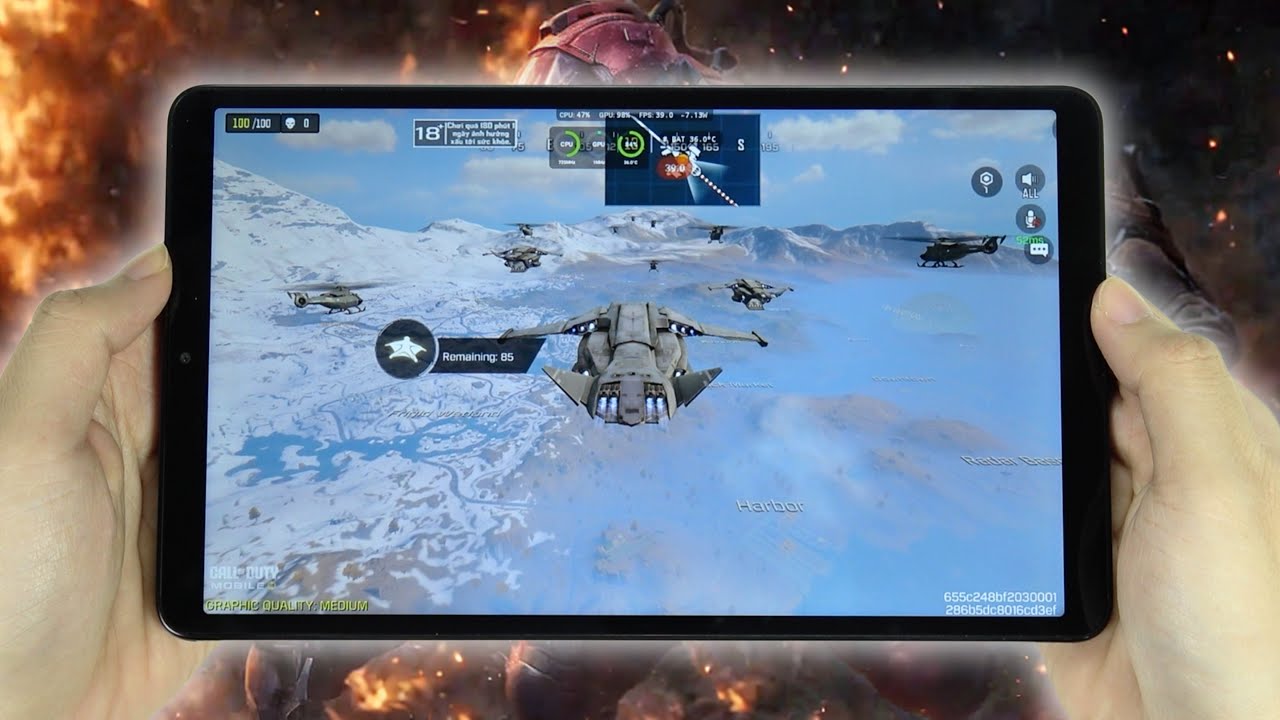Samsung Galaxy Tab A9 test game Call of Duty Mobile 2025 | Helio G99