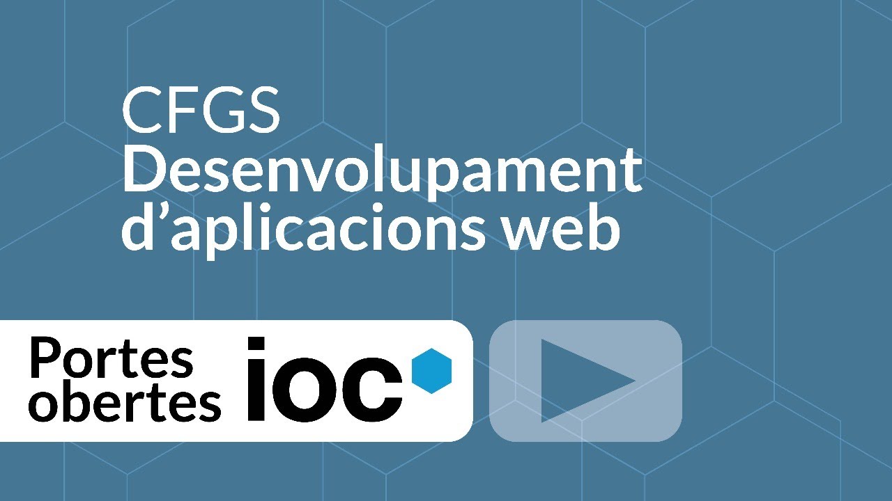 Portes obertes CFGS Desenvolupament d'aplicacions web IOC