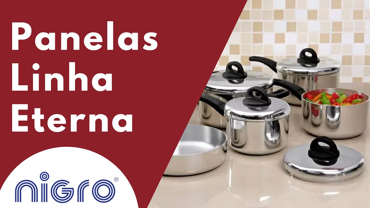 Tudo Sobre as Panelas Nigro Eterna #nigro #panelas #caçarola #caldeirão #casaandrade